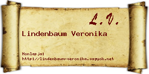 Lindenbaum Veronika névjegykártya
